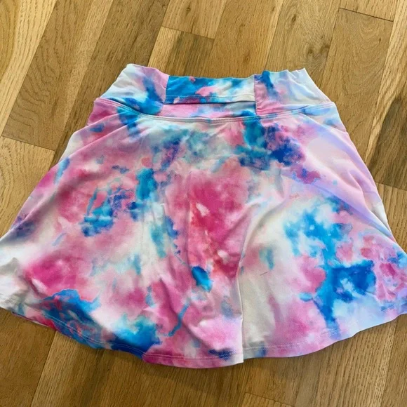 Dona Jo Flirty Tie-Dye Pleated Skort Tennis/golf/pickleball Size 1 - Picture 4 of 5